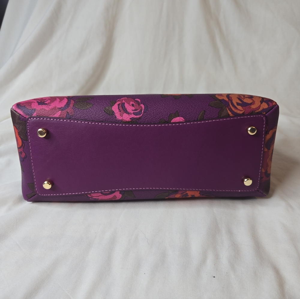 NWT Coach Mini Lillie Carryall With Jumbo Floral Print CF327 - Picture 6 of 13